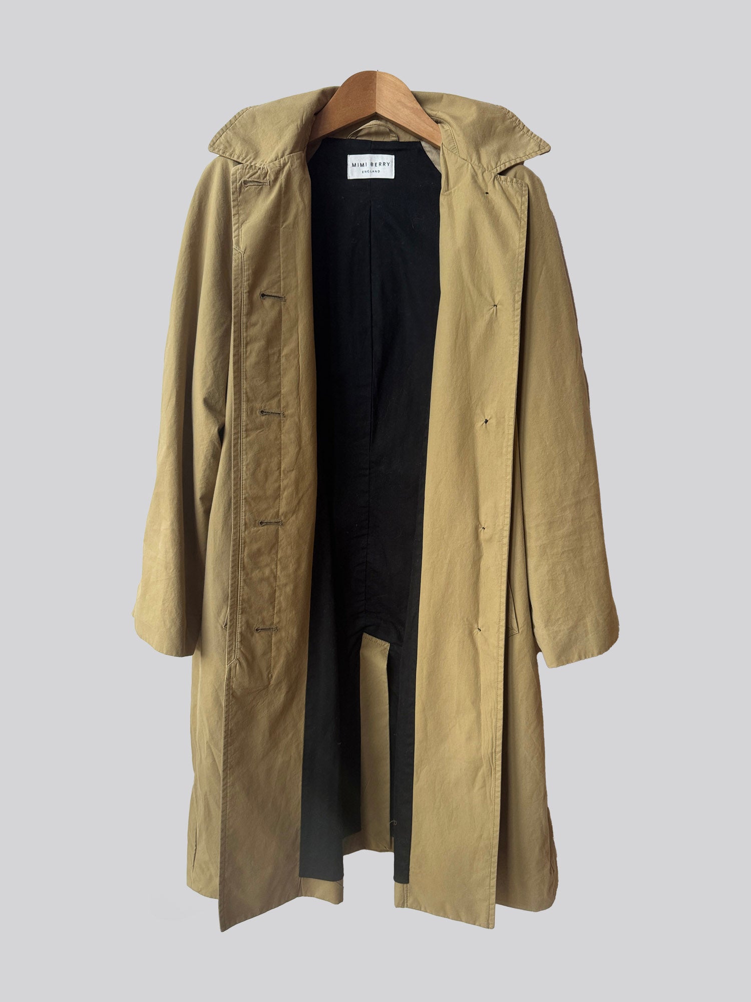 Cotton Overcoat - Sand - Studio Sample - Small
