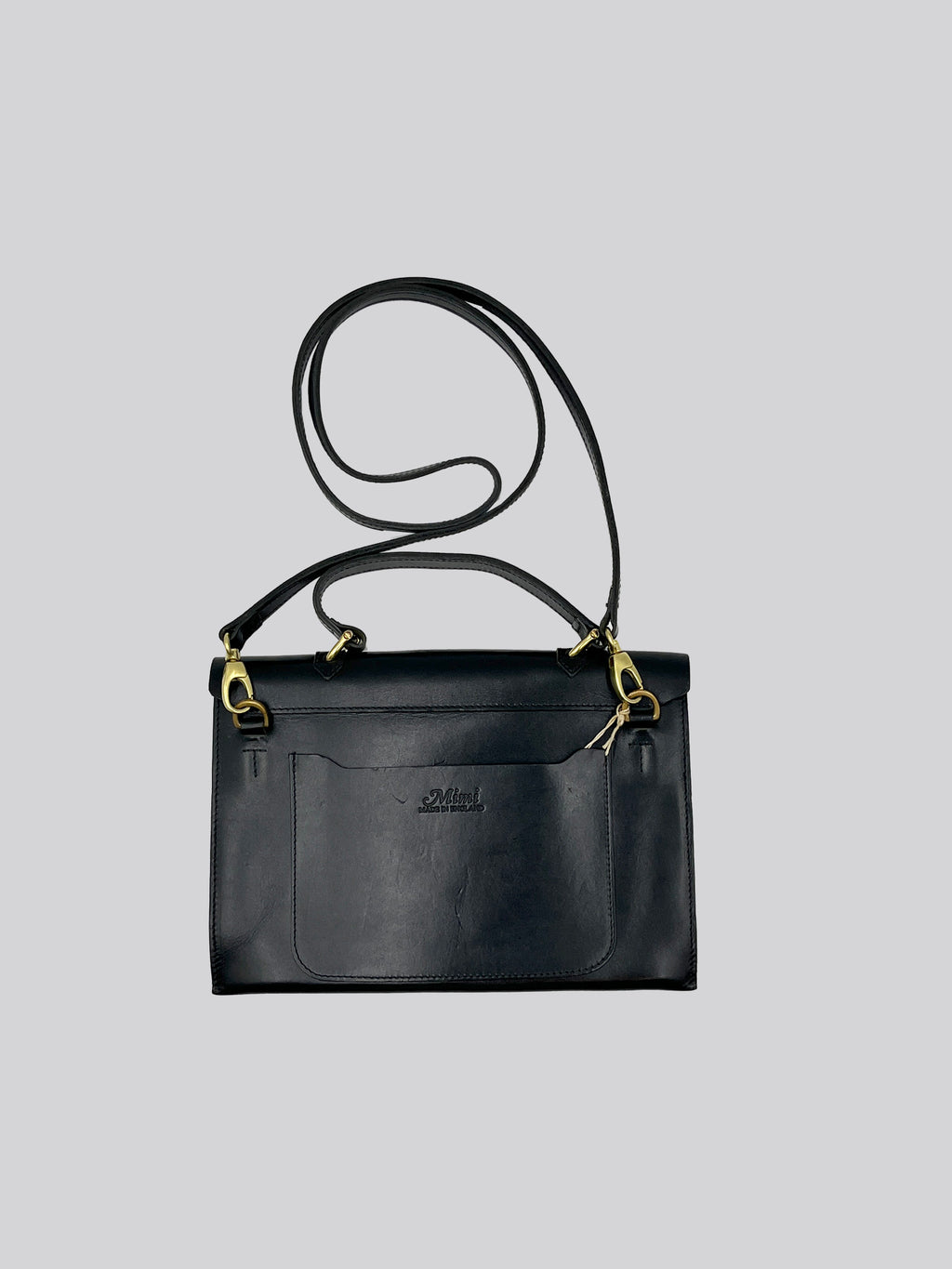 Hebe - Shiny Black - Single Flap - Scratches