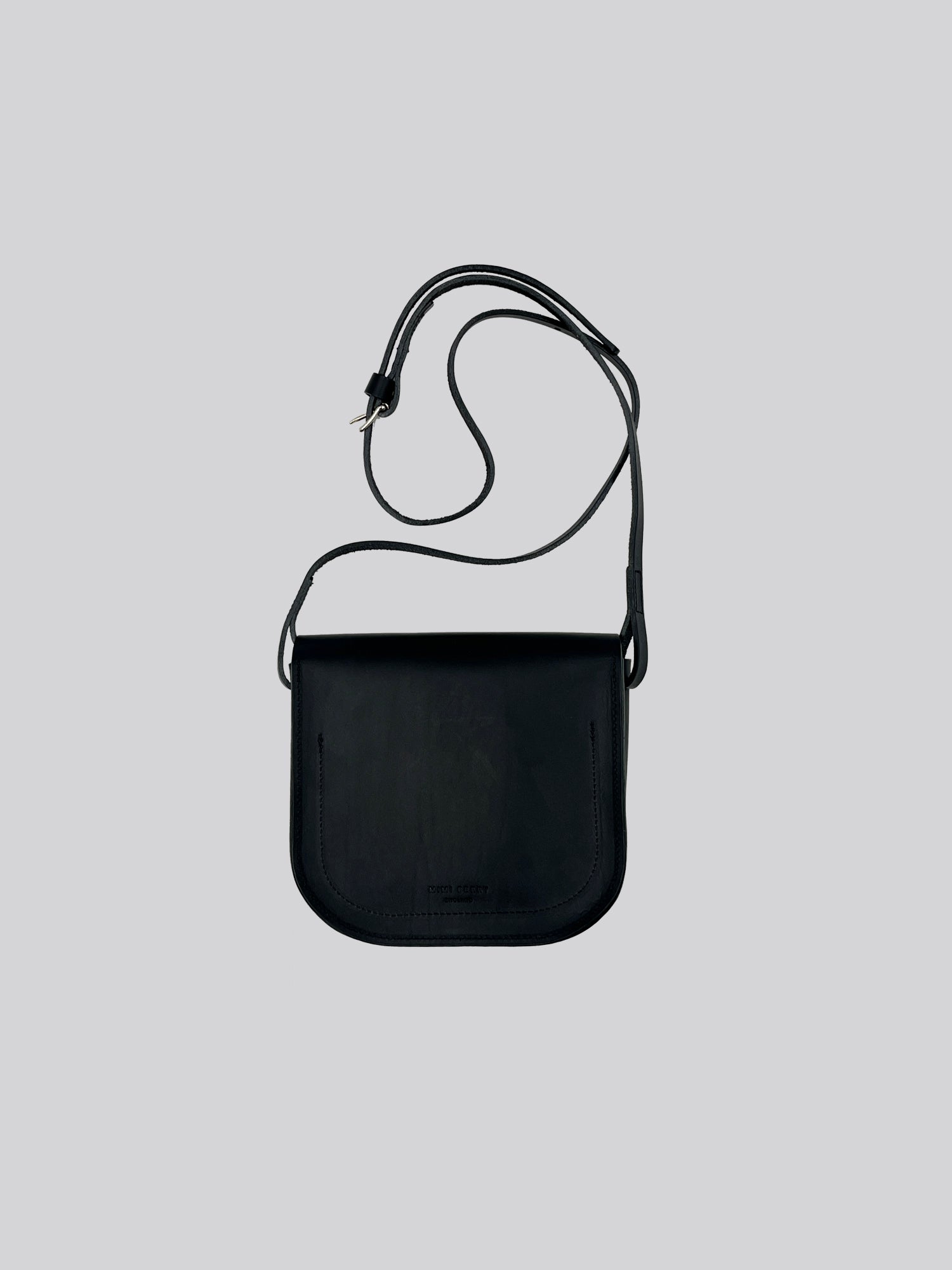Crossbody Tuck Lock Round - Black
