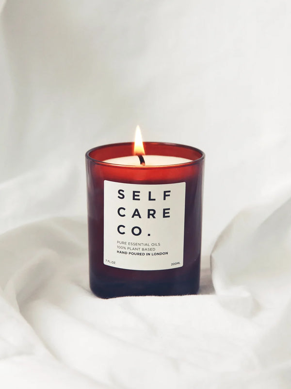 Vetiver, Cedarwood & Bergamot Soy Candle by Self Care Co.