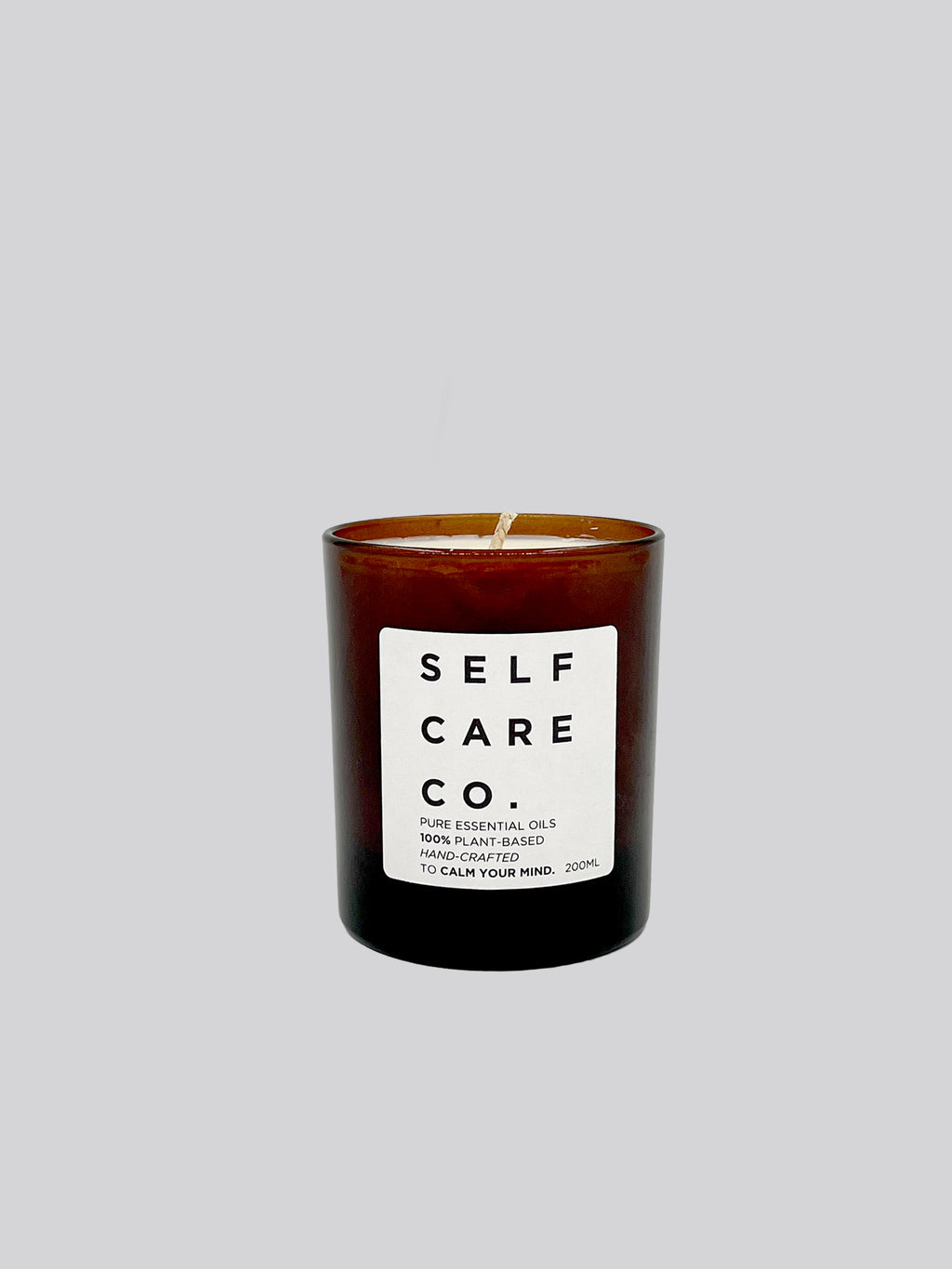 Sandalwood, Cedar, Patchouli & Bergamot Soy Candle by Self Care Co.