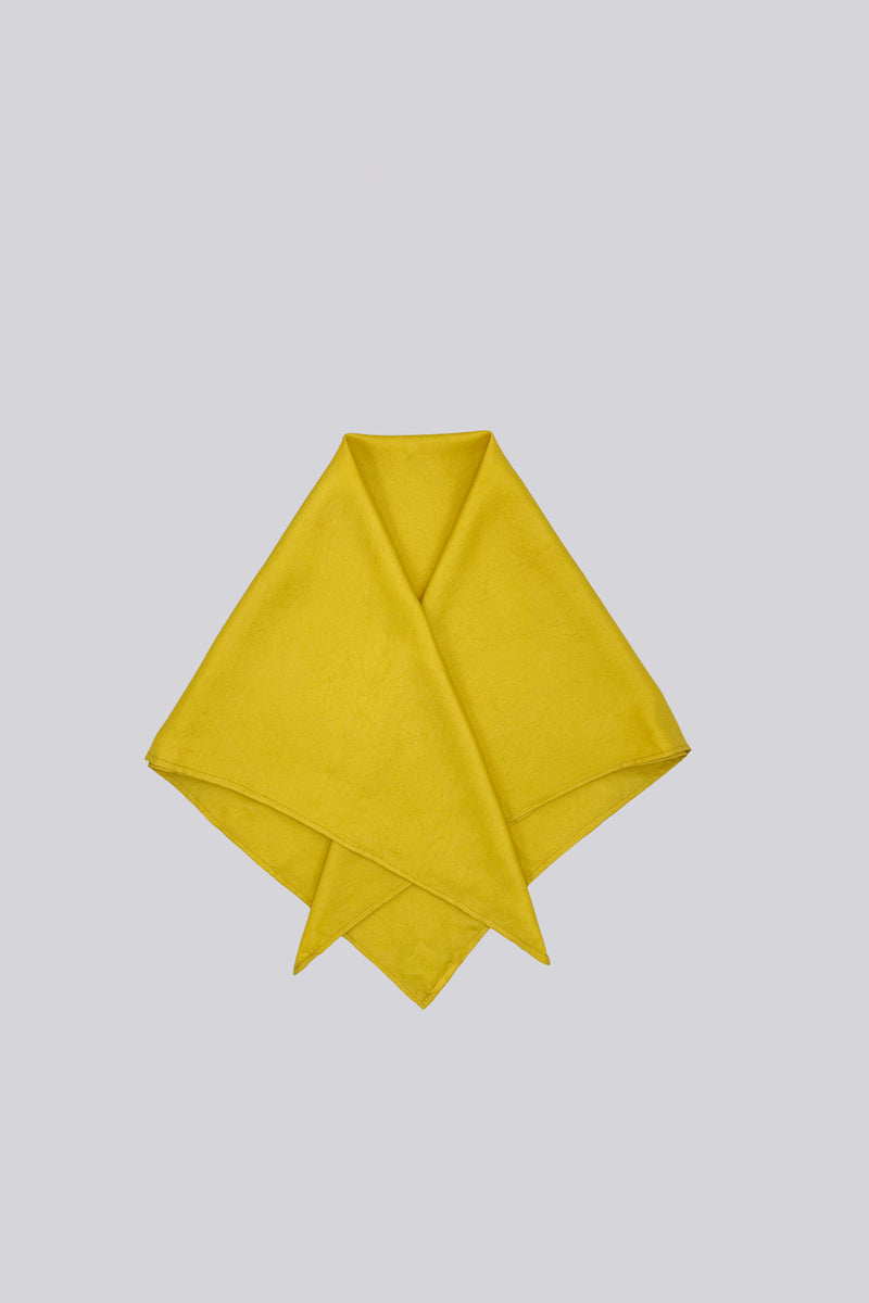 Silk Twill Scarf - Citrus