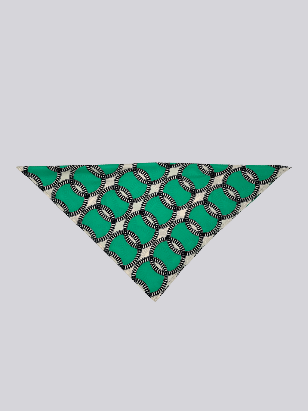 Silk Twill Scarf - Printed Green