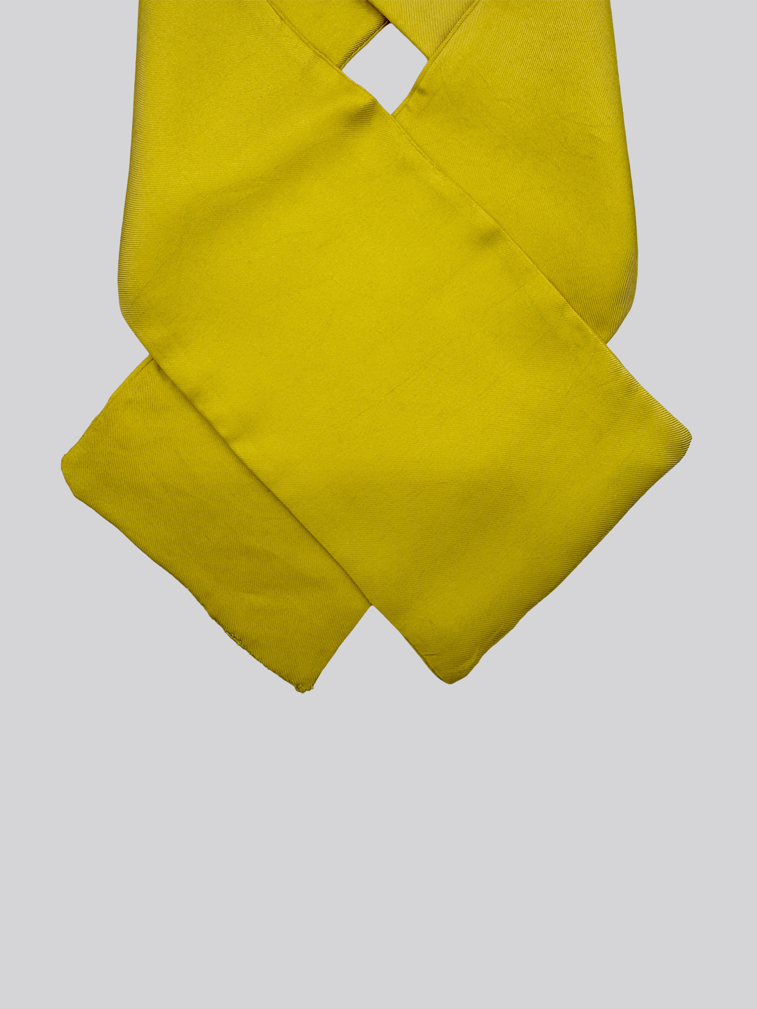 Silk Twill Long Scarf - Citrus