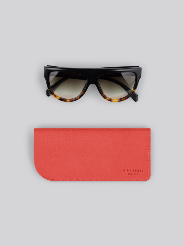 Sunglass Case - Grainy Coral