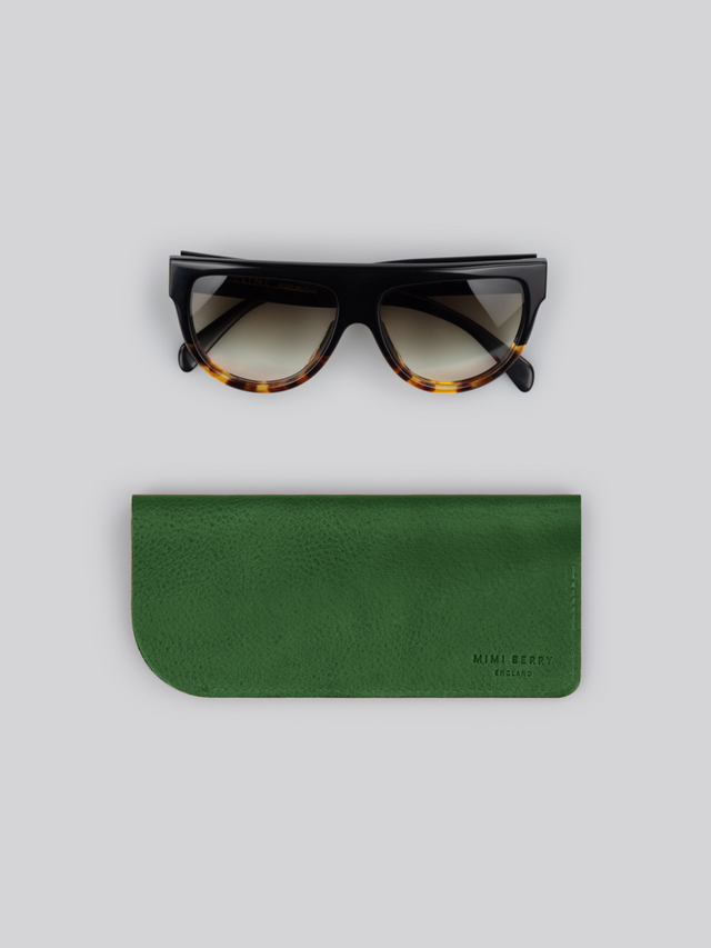 Sunglass Case - Grainy Evergreen