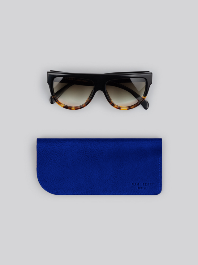 Sunglass Case - Grainy Blue