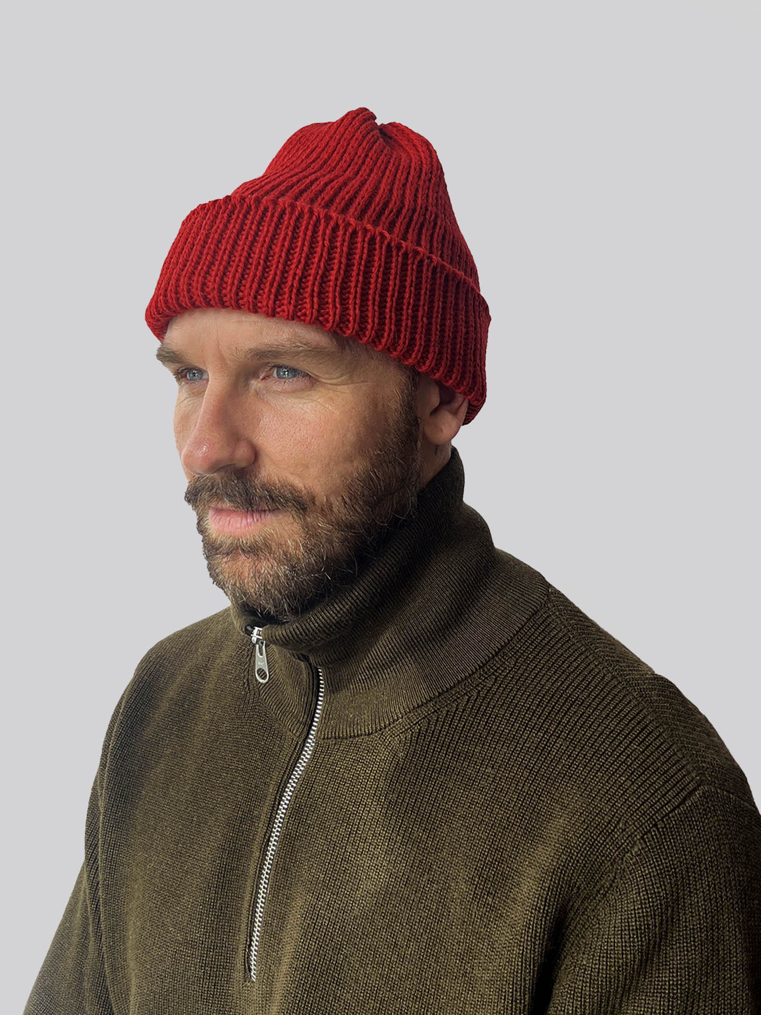 Beanie - Red – Mimi Berry