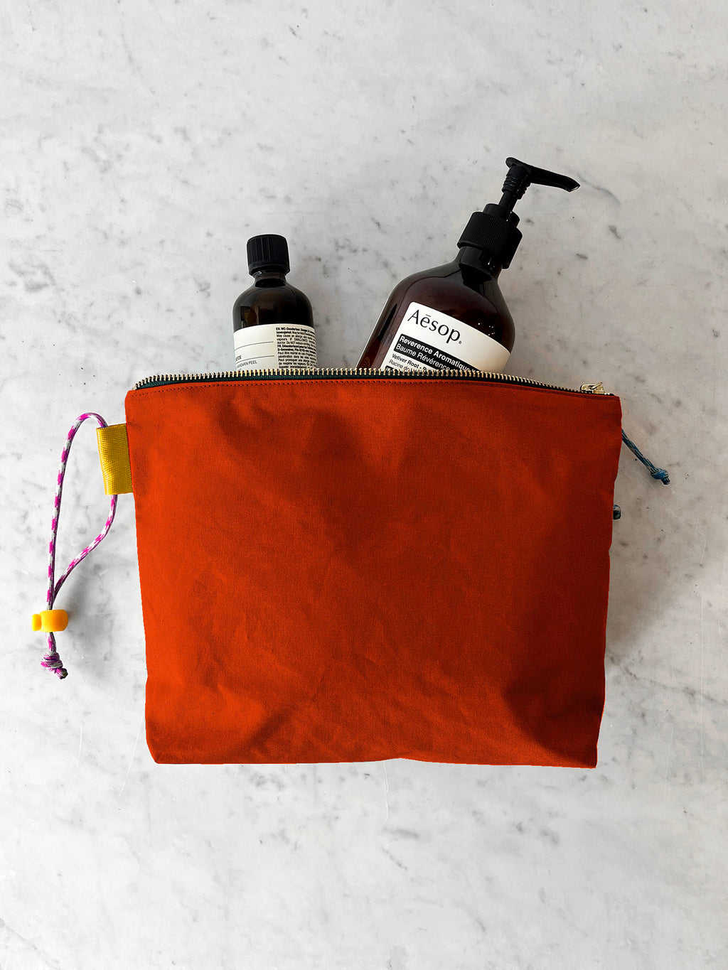 Tom Wash Bag - Visual Orange