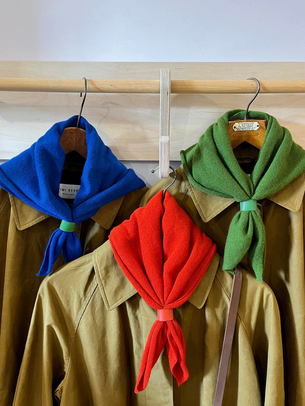 Scarf Woggle - Grainy Green