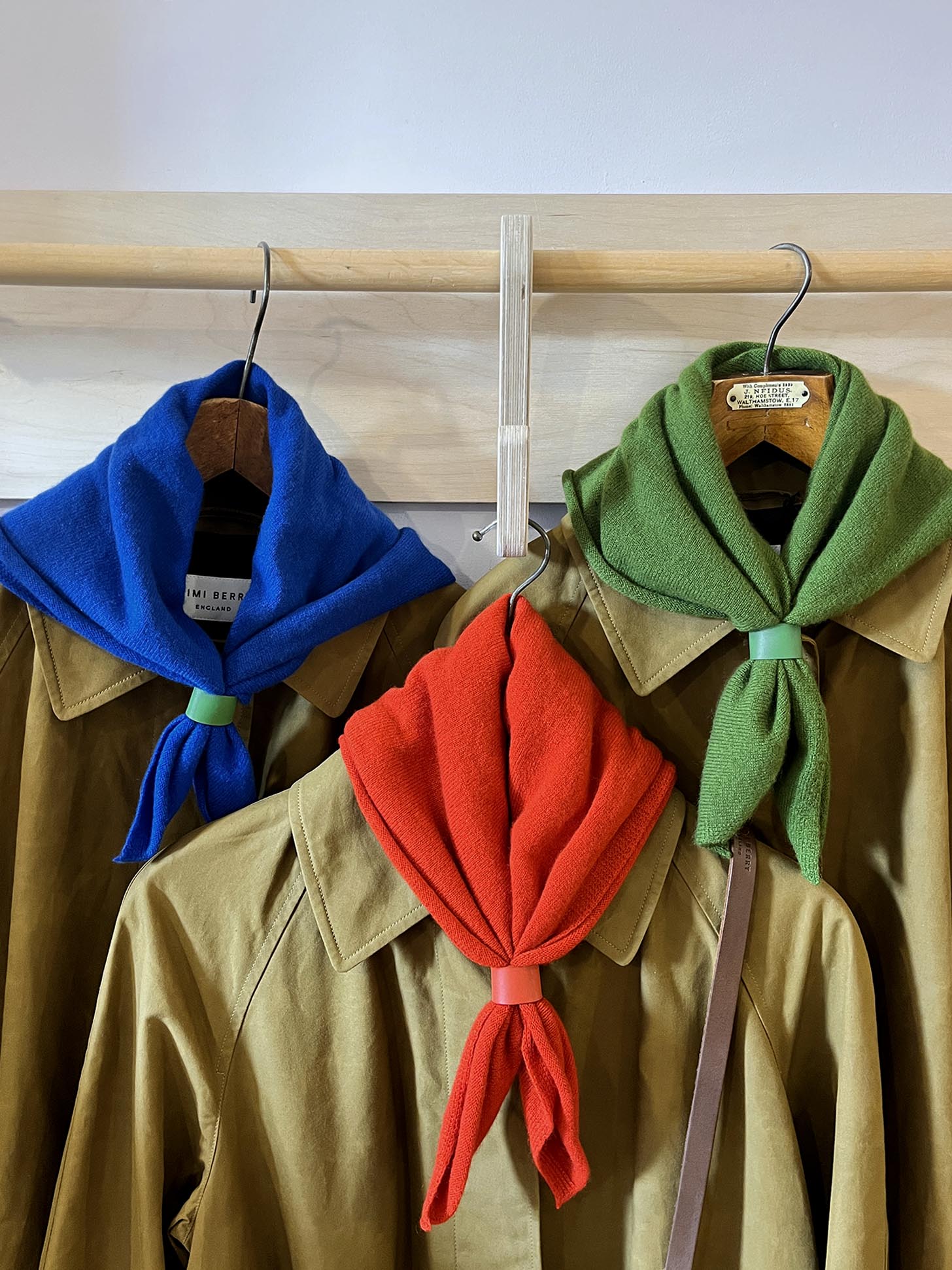 Scarf Woggle - Grainy Brown
