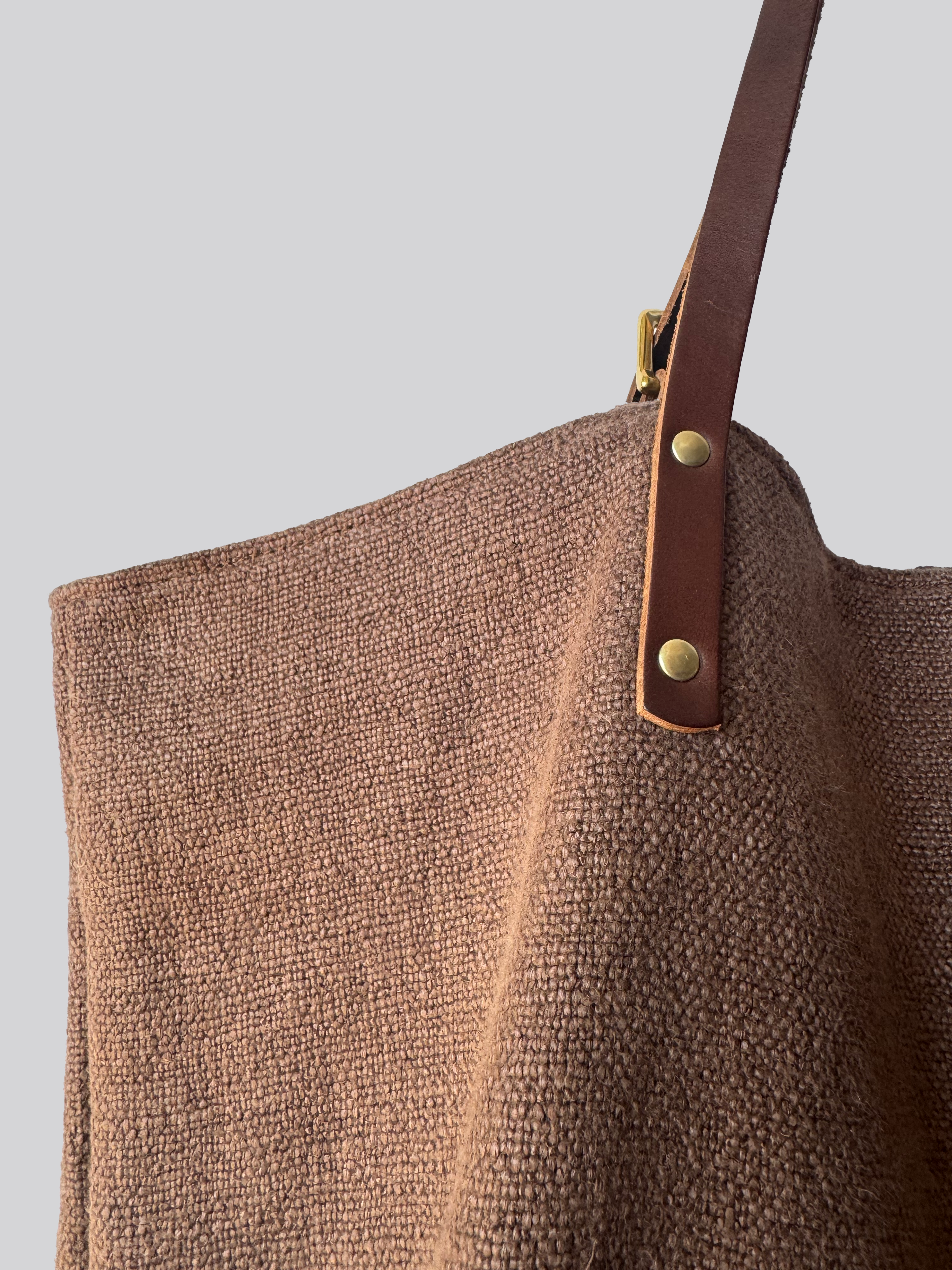 Fabric Tote Bag - Coffee