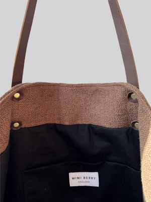 Fabric Tote Bag - Coffee