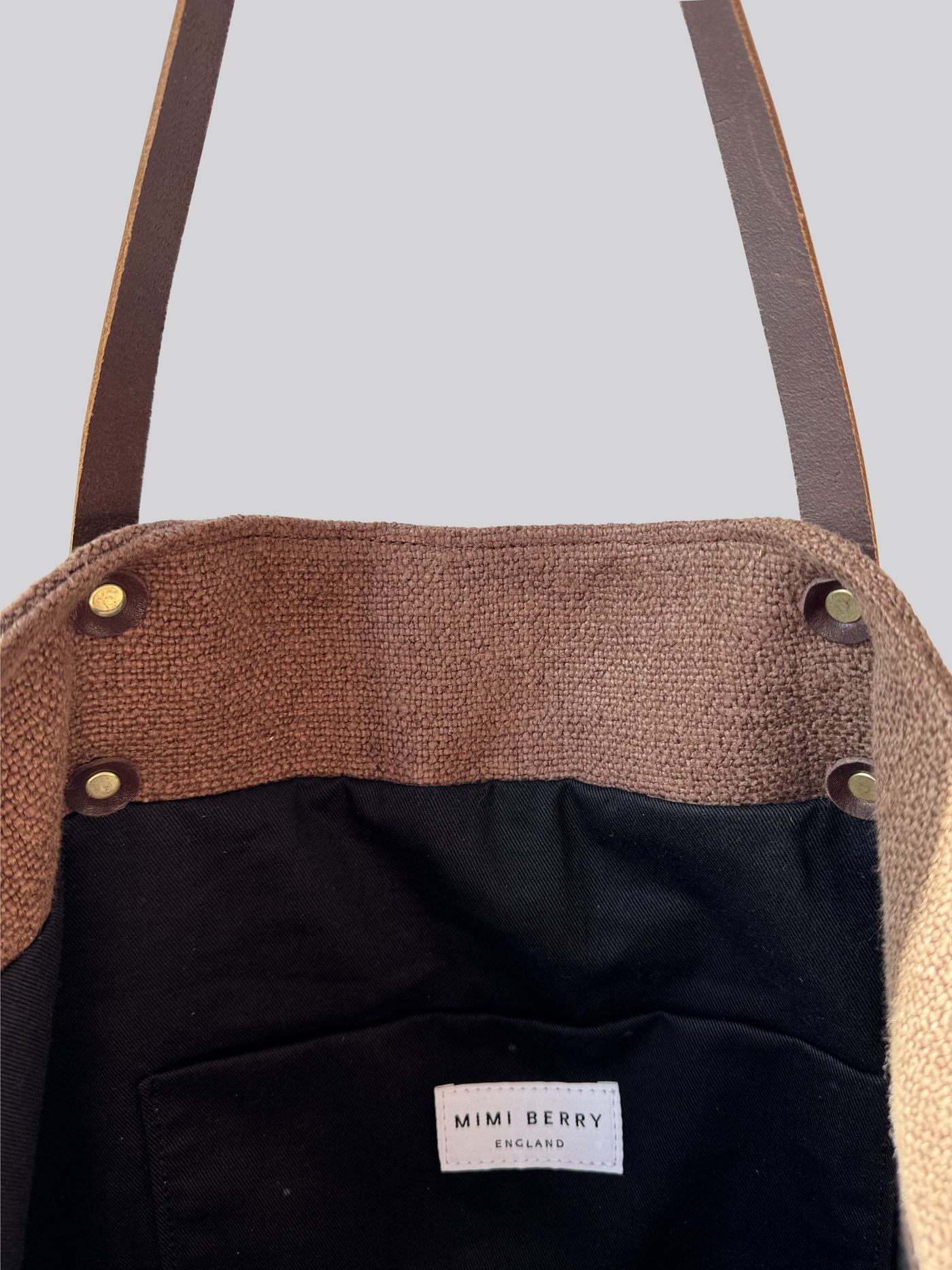 Fabric Tote Bag - Coffee}
