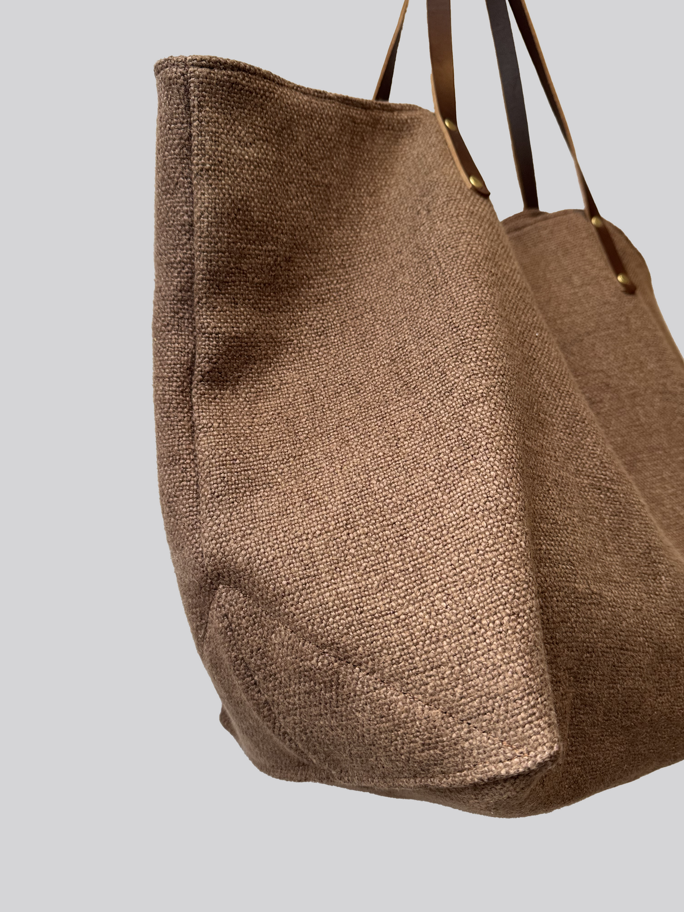 Fabric Tote Bag - Coffee}