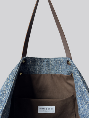 Fabric Tote Bag - Denim