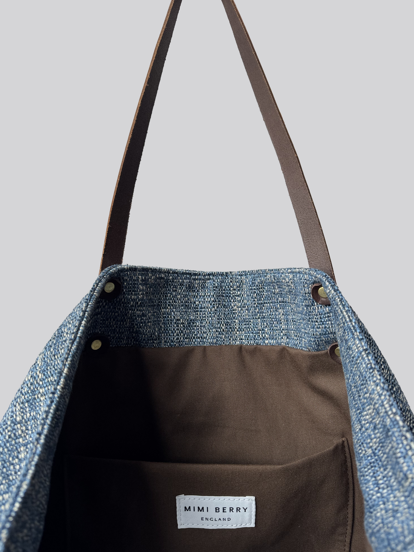 Fabric Tote Bag - Denim}