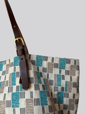 Fabric Tote Bag - Geometric