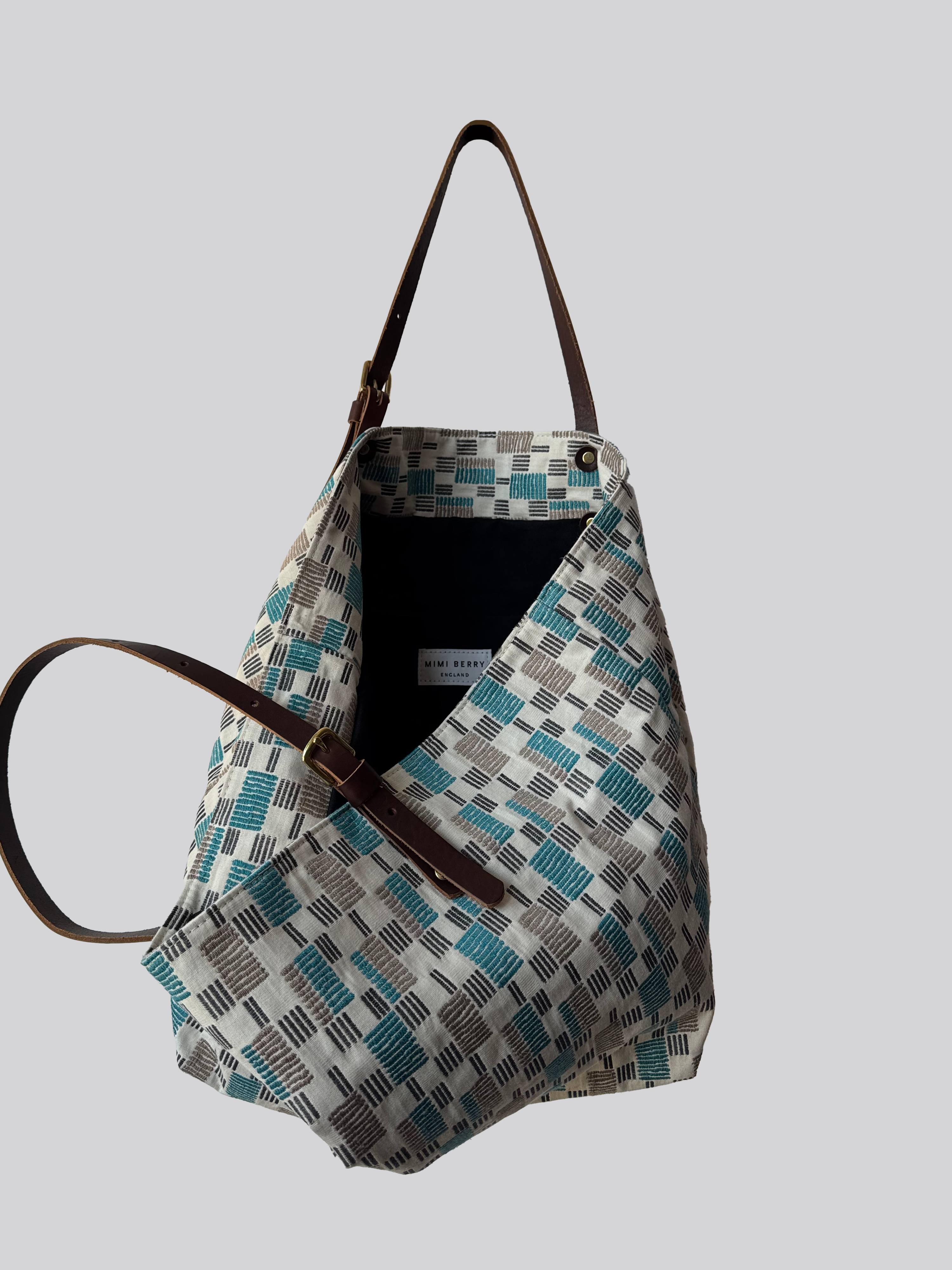 Fabric Tote Bag - Geometric - Last one