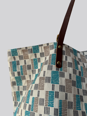 Fabric Tote Bag - Geometric