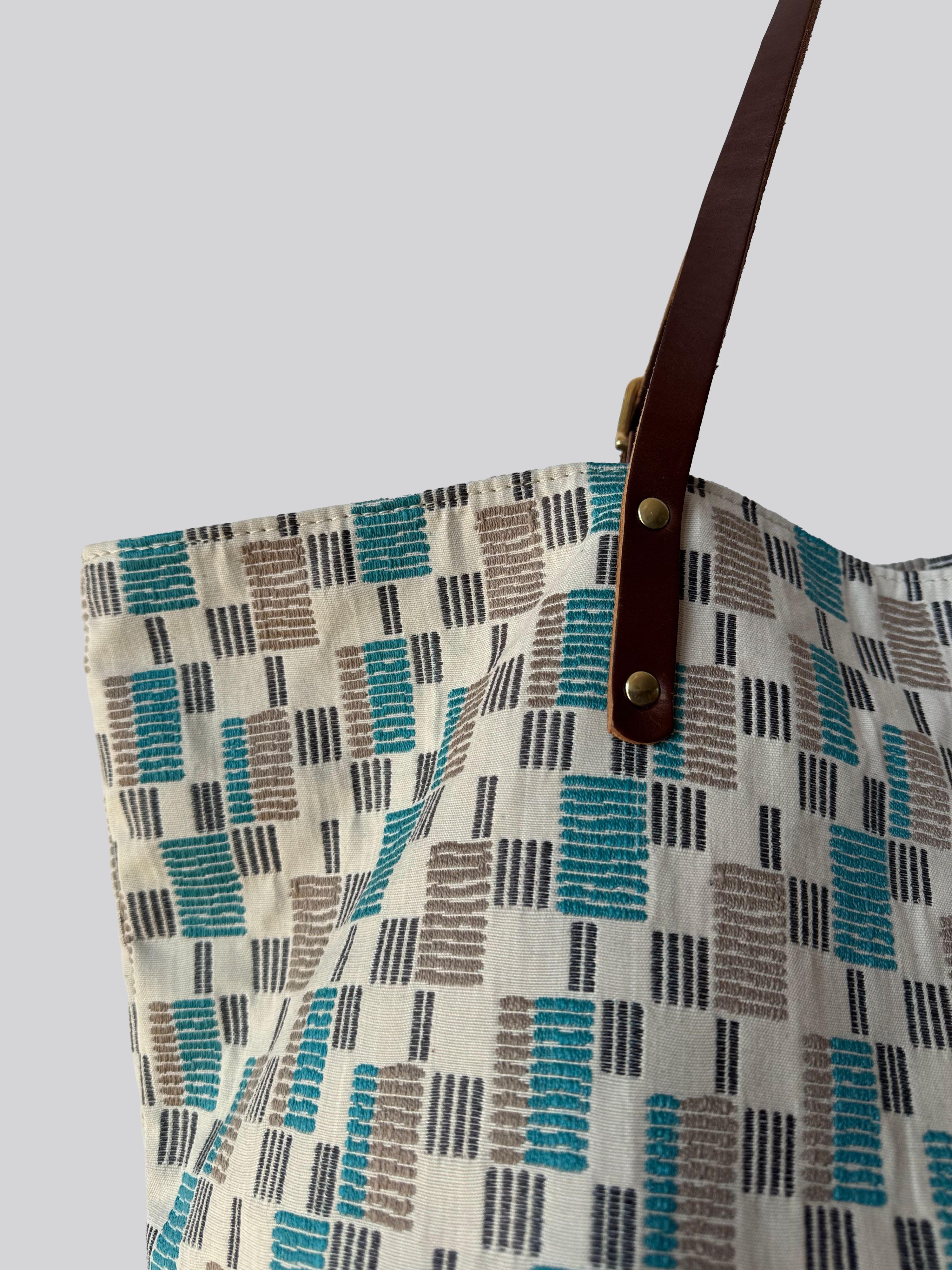 Fabric Tote Bag - Geometric - Last one