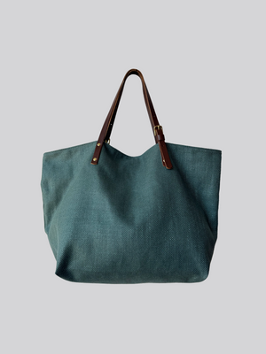 Fabric Tote Bag - Jade