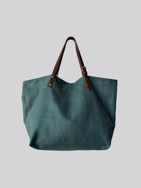 Fabric Tote Bag - Jade