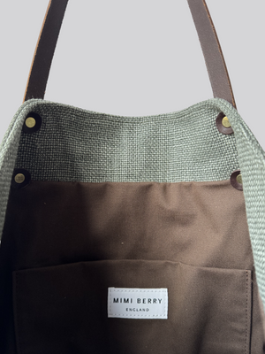 Fabric Tote Bag - Sage