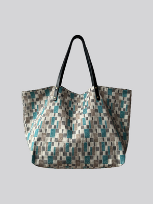 Fabric Tote Bag - Geometric