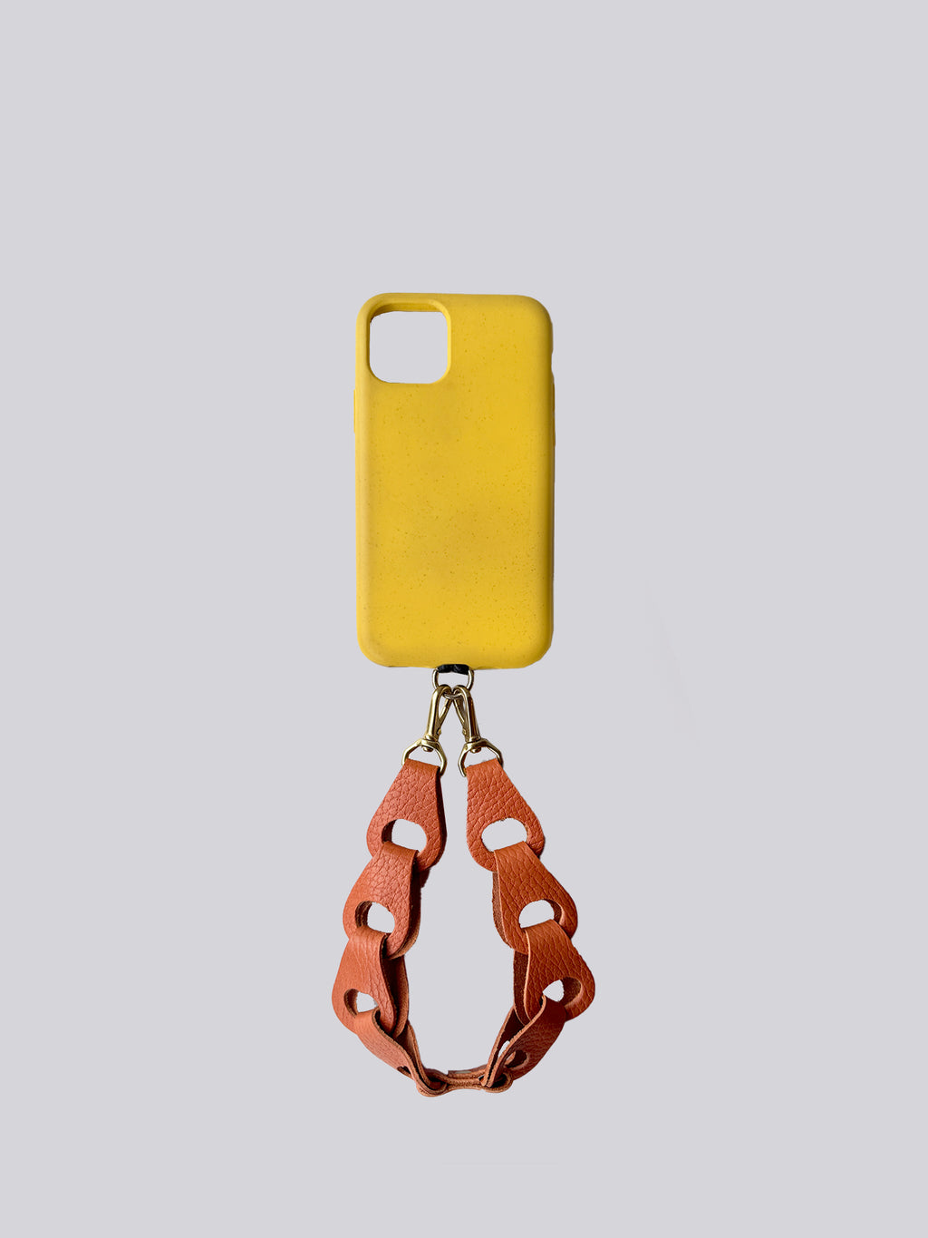 Wrist Phone Strap - Grainy Orange