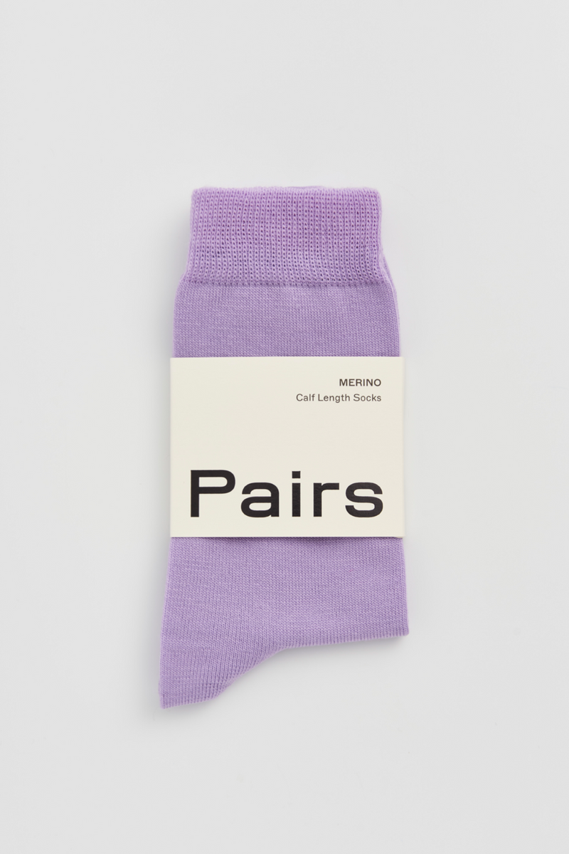 Merino Socks - Parma Violet