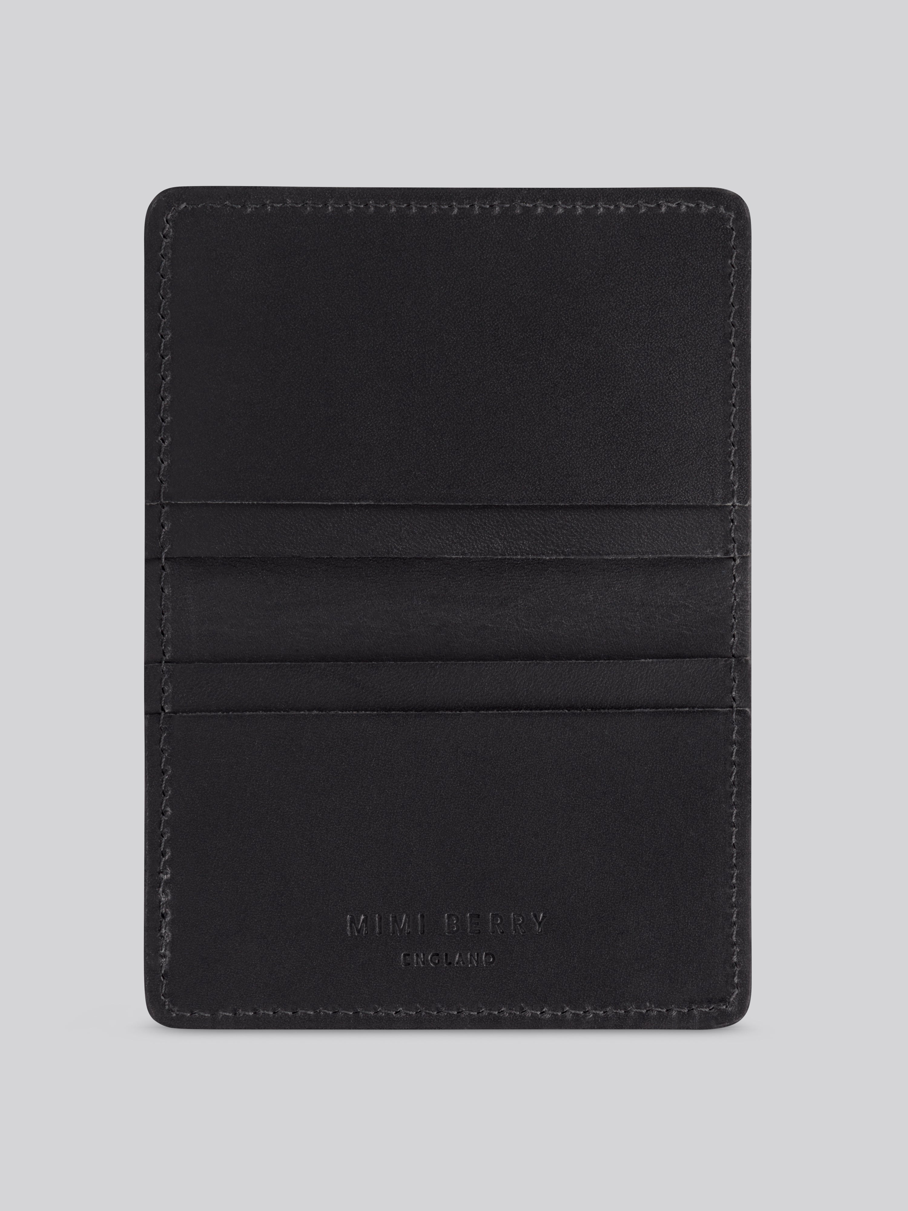 Bifold Card Wallet - Black