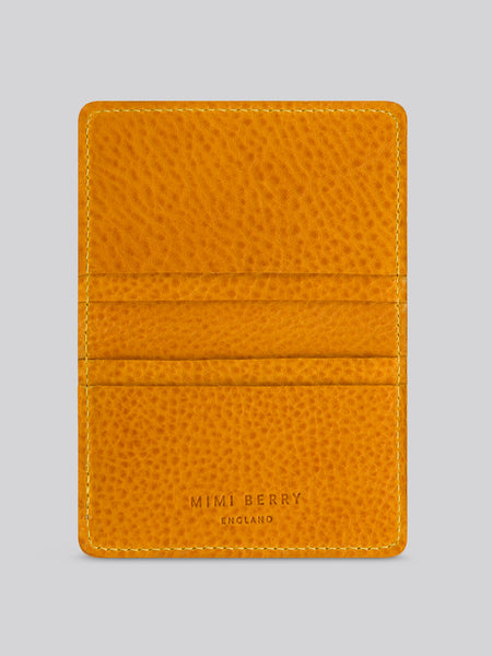 Bifold Card Wallet - Grainy Yellow