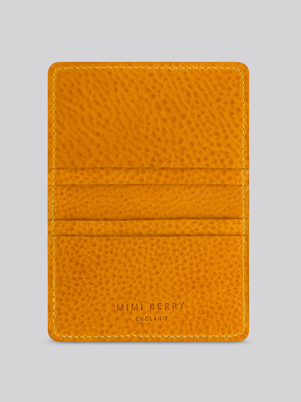 Bifold Card Wallet - Grainy Yellow