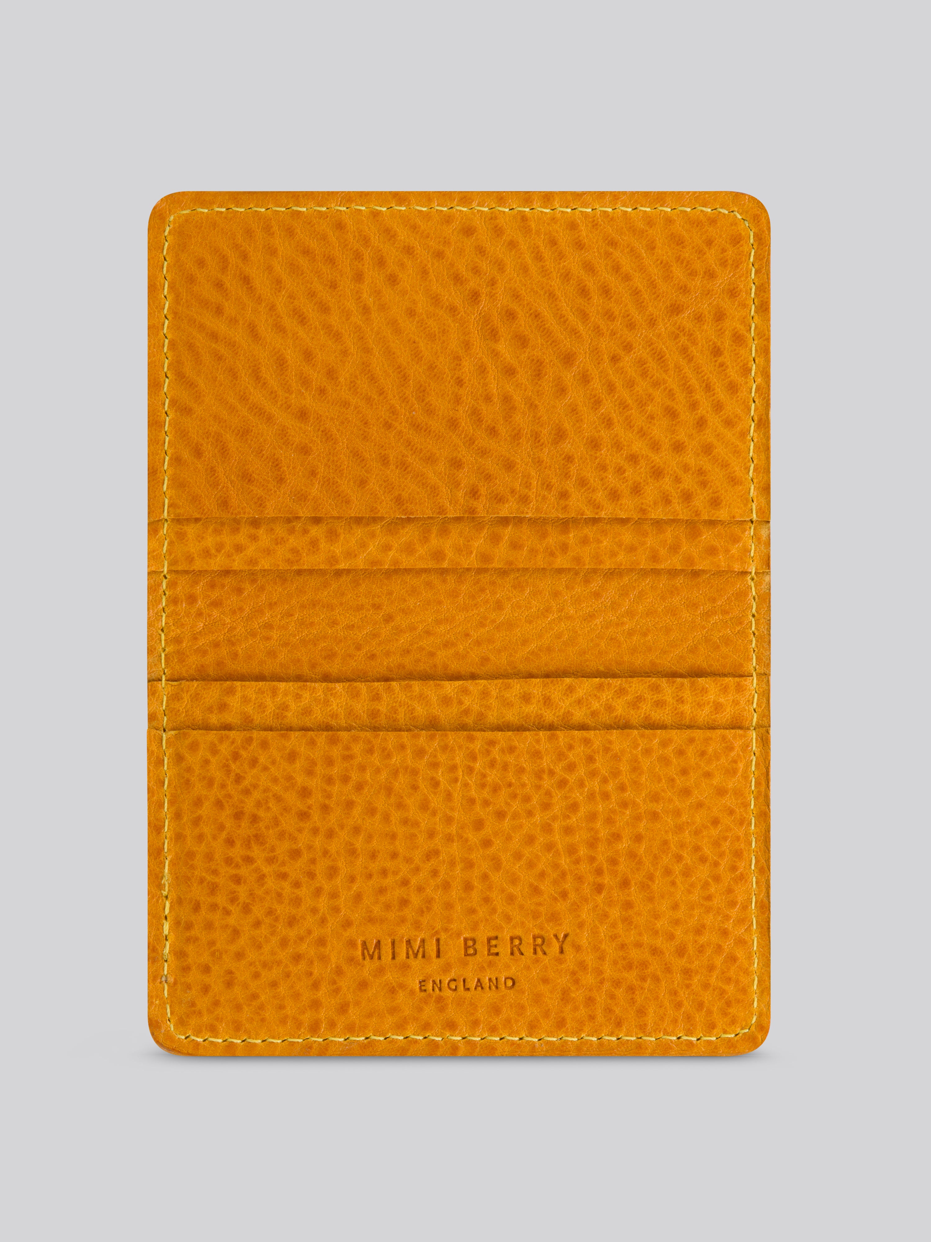 Bifold Card Wallet - Grainy Yellow