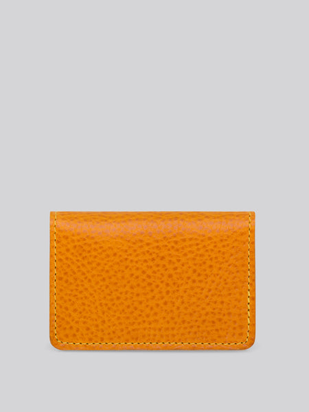 Bifold Card Wallet - Grainy Yellow