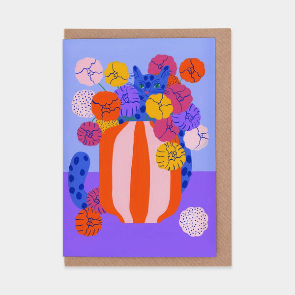 Colourful Blue Cat