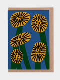 Memphis Flowers Card by Marcello Velho