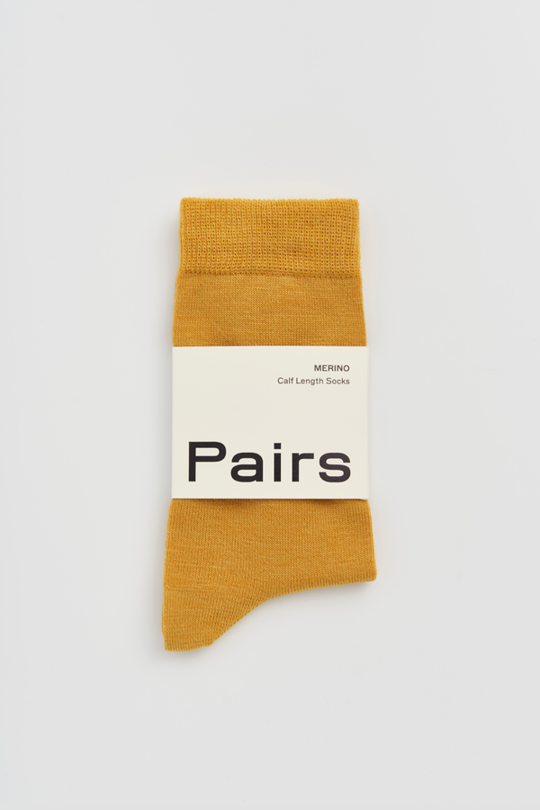 Merino Socks - Golden Yellow