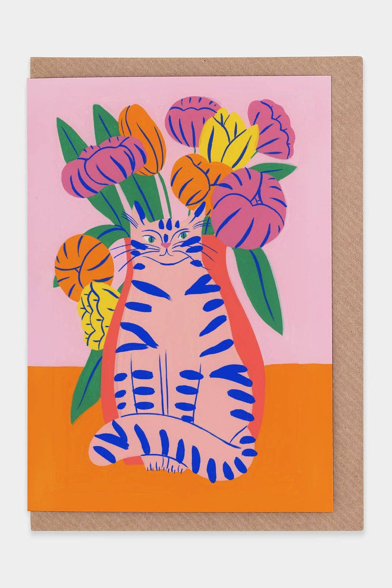 Orange Bouquet Cat