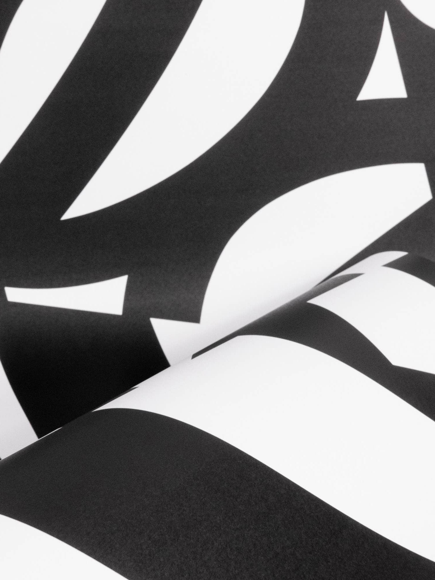 Monochrome Shapes & Collage Gift Wrap