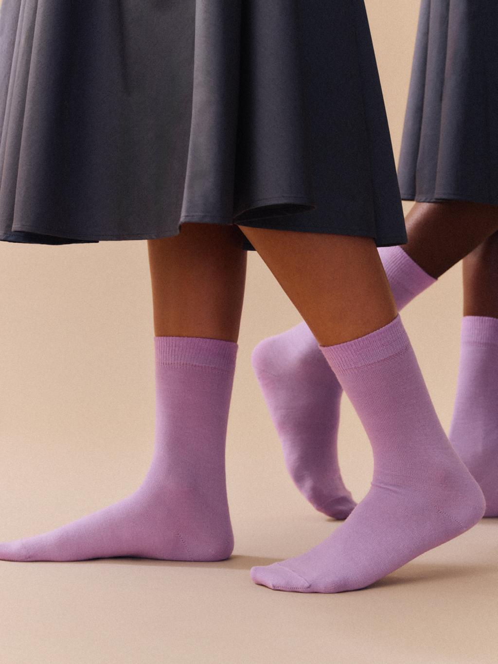 Parma Violet Merino Socks by Pairs - S