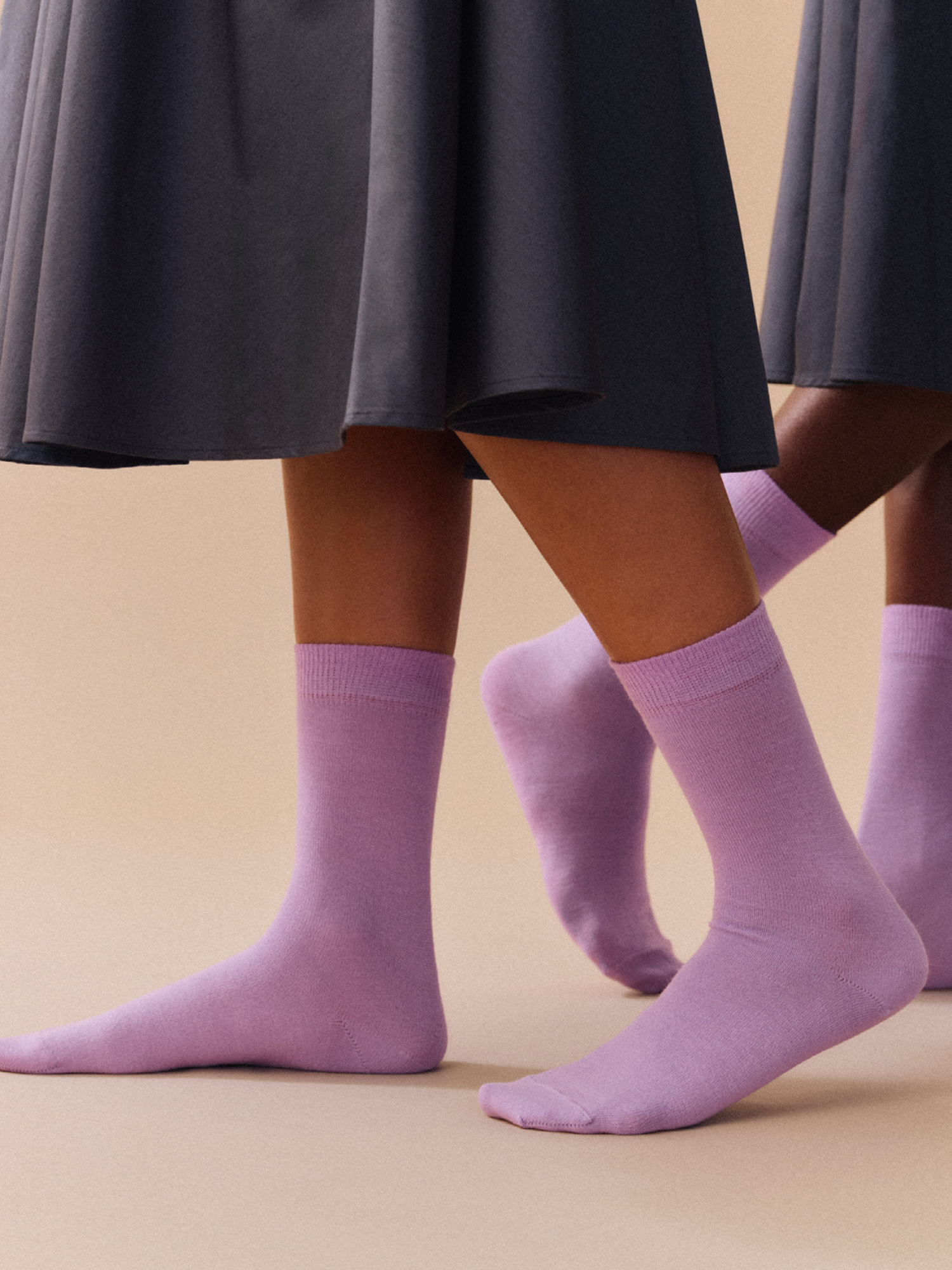 Parma Violet Merino Socks by Pairs - S
