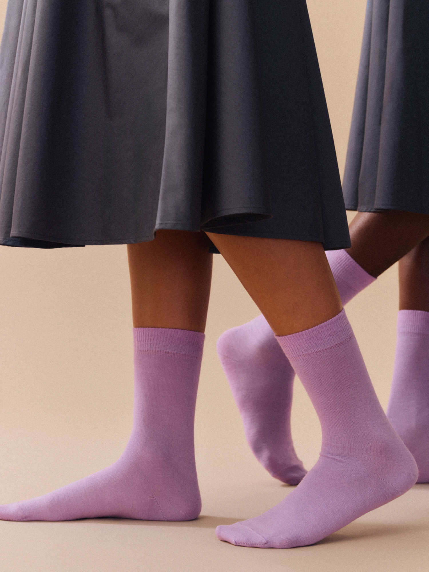 Parma Violet Merino Socks by Pairs - M