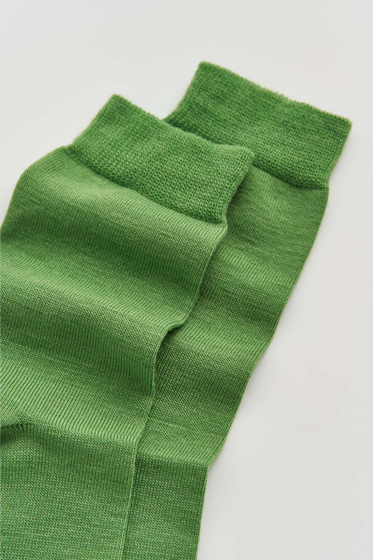 Grass Green Merino Socks - M