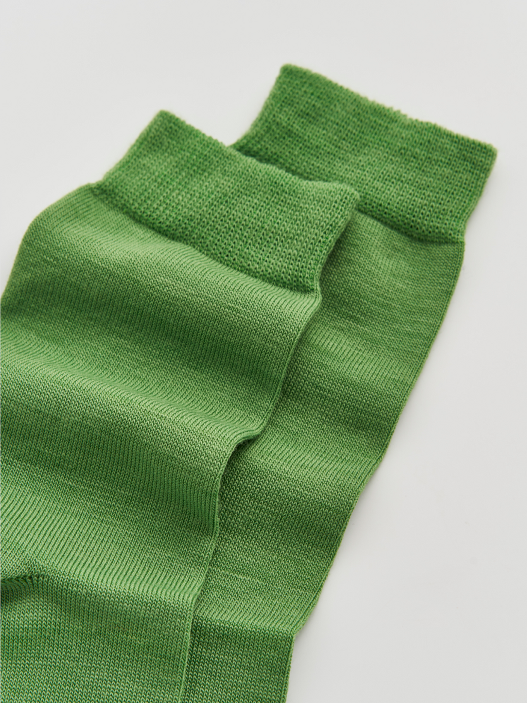 Grass Green Merino Socks by Pairs Socks  - L