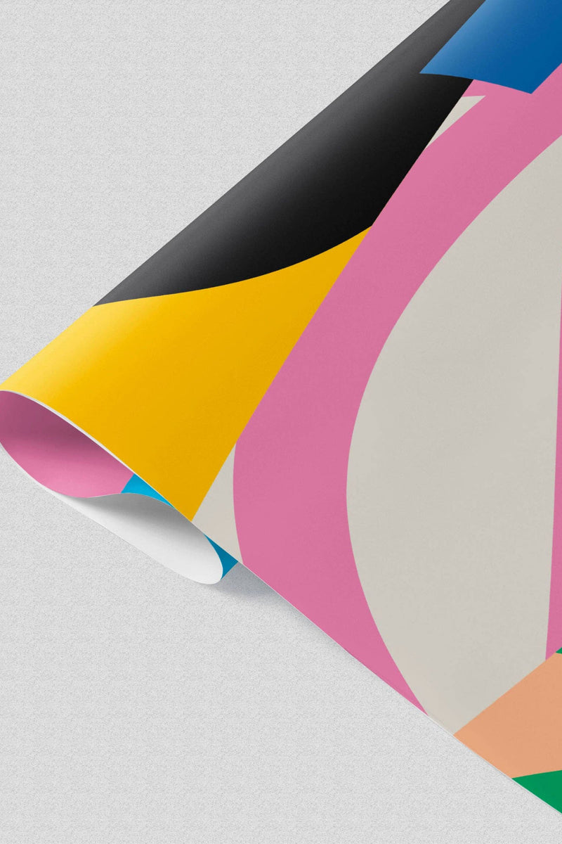 Colourful Shapes & Collage Gift Wrap