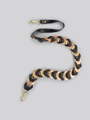 Linked Strap - Black & Gold