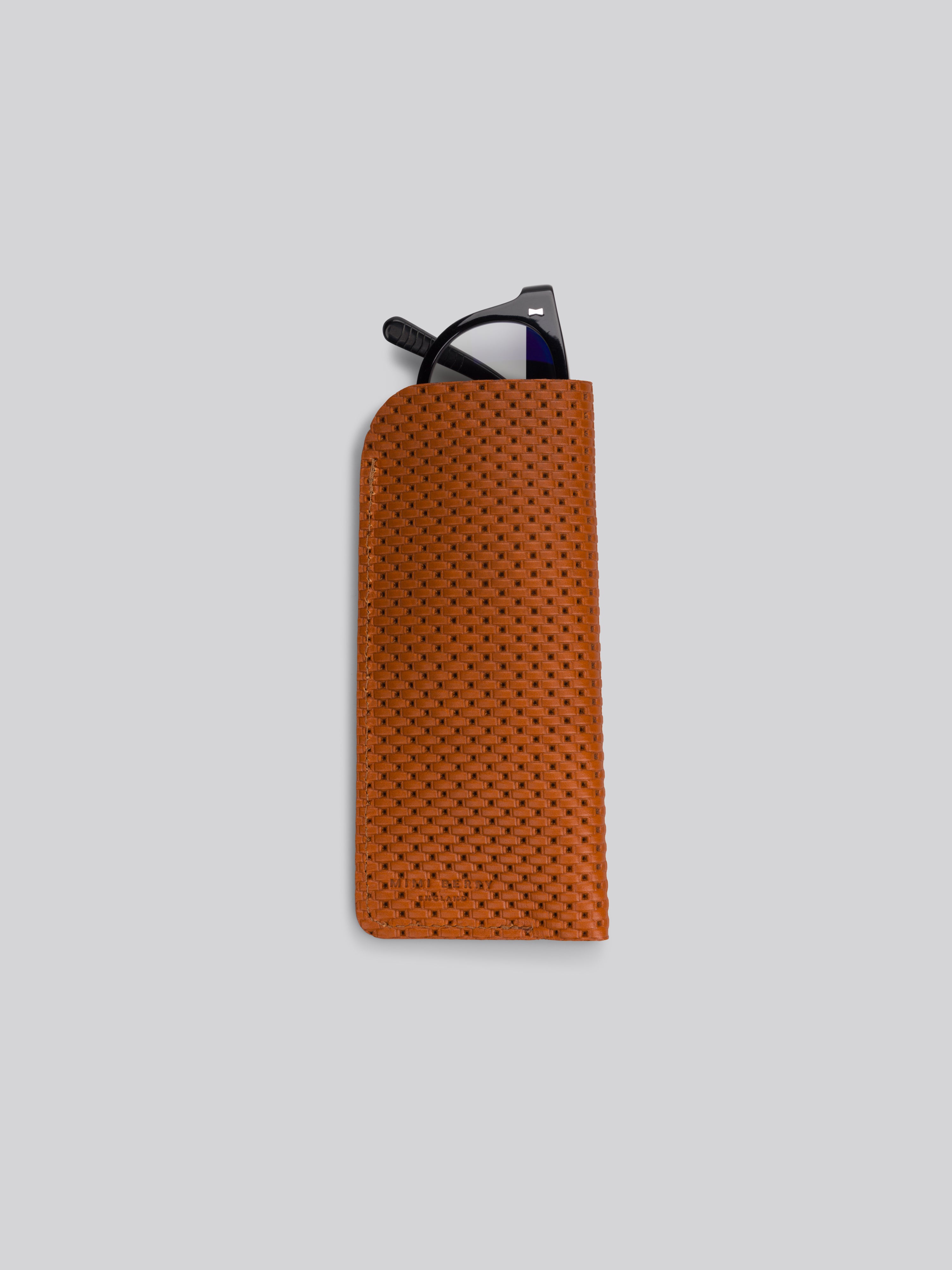 Glasses Case - Weave Tan