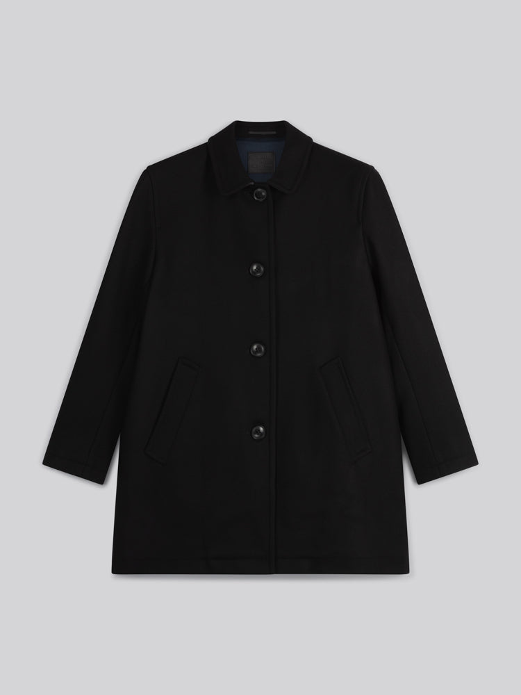 Gloverall Swing Coat - Black}